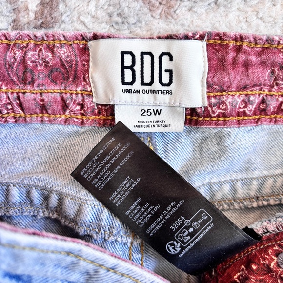 BDG Kayla Bandana Low-Rise Jean Slouchy Vintage Inspired Denim Urban Outfitters - Picture 6 of 6